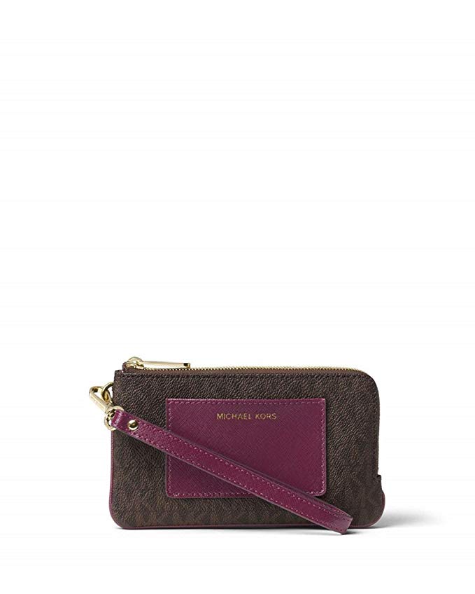 MICHAEL Michael Kors Bedford Md Dbzp Wrstlt W/Pkt Wristlet.