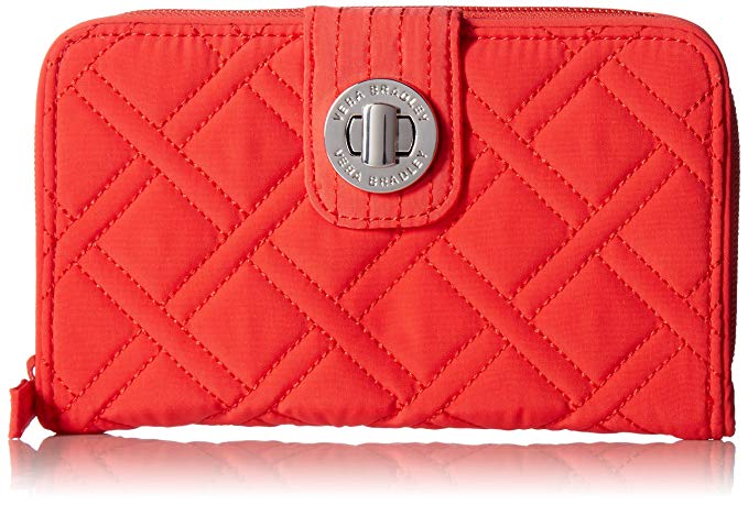 Vera Bradley Turn Lock Wallet, Microfiber