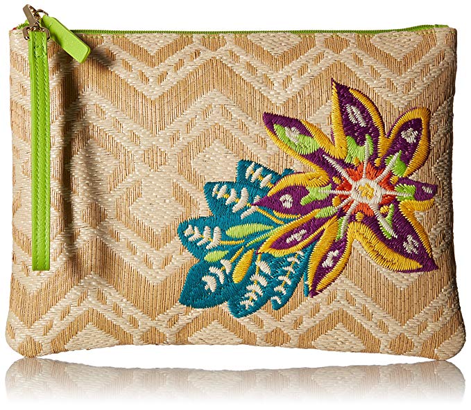 Vera Bradley Straw Beach Wristlet, Straw