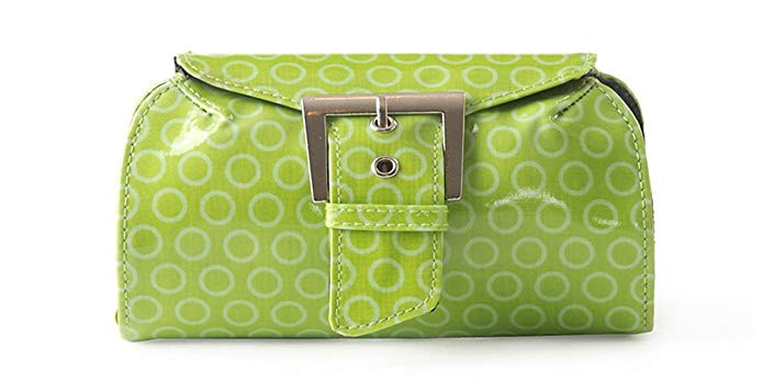 Purse Organizer Dill With Interior Pouches And Coordinating Wristlet