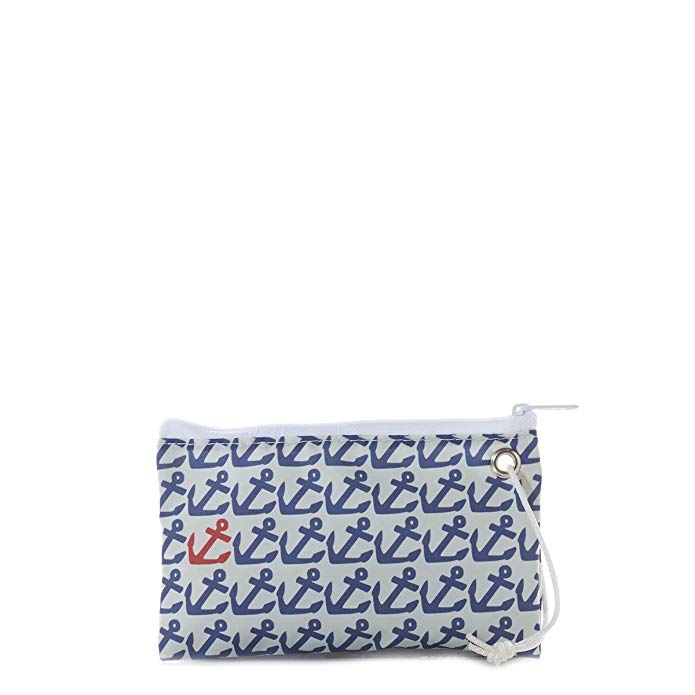 Sea Bags Anchor Pop Wristlet Recycled Sail Cloth