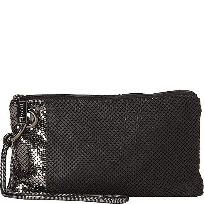 Whiting & Davis Colorblock Wristlet Clutch