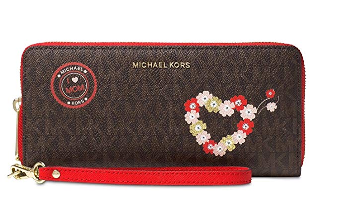 MICHAEL Michael Kors Jet Set Travel Logo Continental Wallet