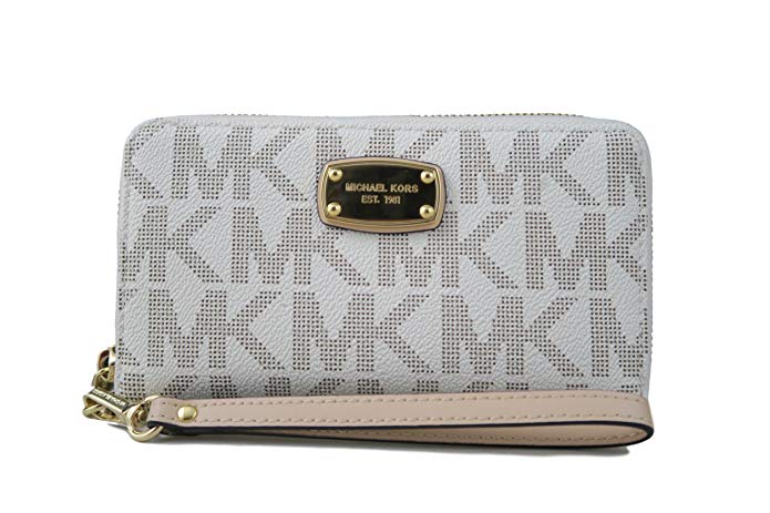 Michael Kors Large Flat Multifunction Phone Case Wristlet Wallet