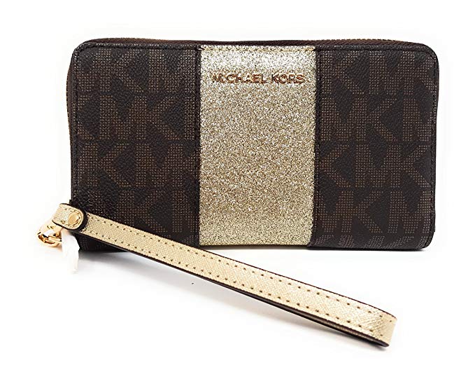 Michael Kors Giftables Jet Set MF Zip Phone Case Wristlet