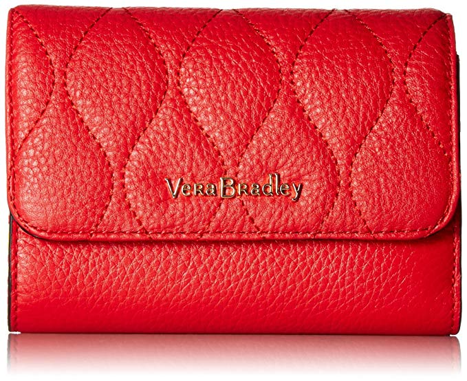 Vera Bradley Riley Compact Wallet, Leather