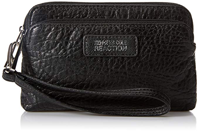 Kenneth Cole Reaction Zip Drive Cell Phone Wristlet, Black