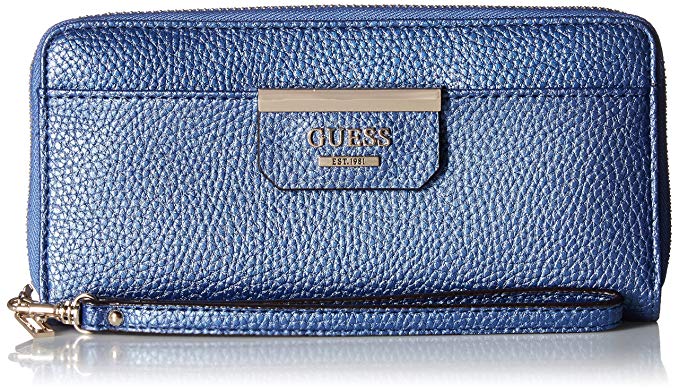 GUESS Bobbi Pebble Large Zip Around Wallet