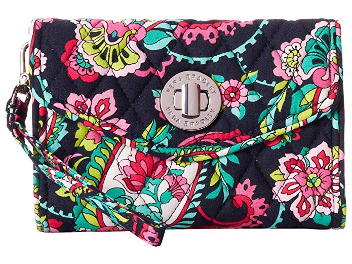 Vera Bradley Your Turn Smartphone Wristlet (Petal Paisley) [Accessory] Vera B...